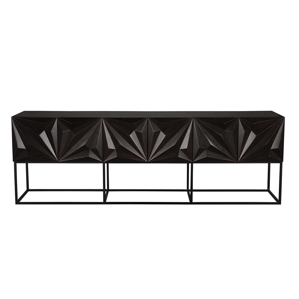 Zurich Console in Ebony, XL by NOIR