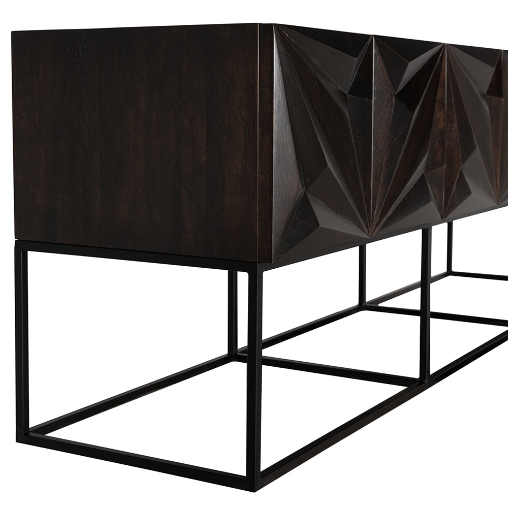 Zurich Console in Ebony, XL by NOIR