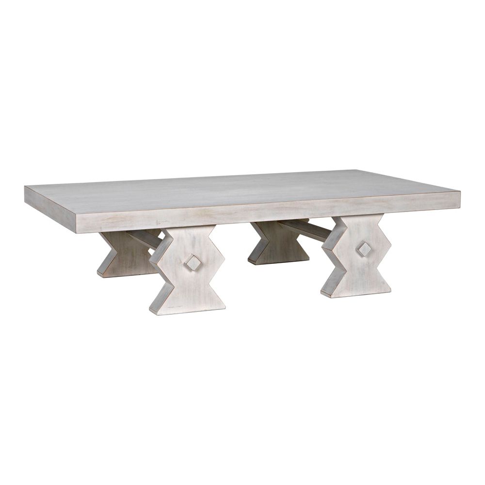Suzu Coffee Table, White Wash by NOIR