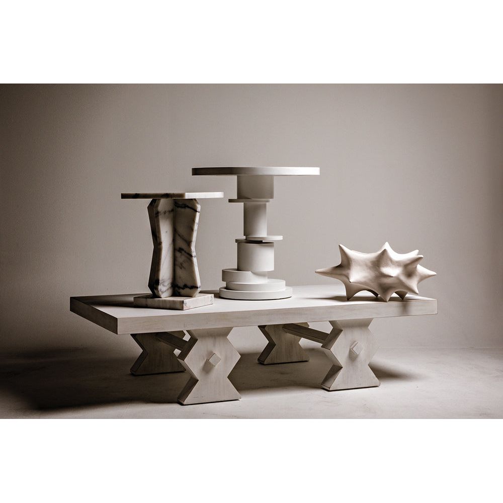 Suzu Coffee Table, White Wash by NOIR