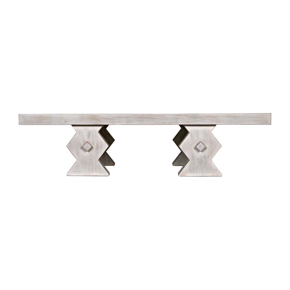 Suzu Coffee Table, White Wash by NOIR