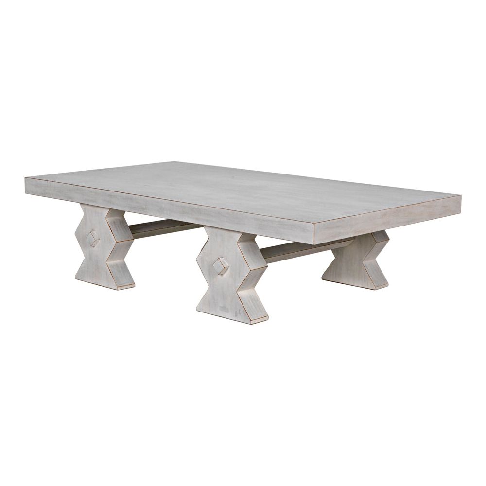 Suzu Coffee Table, White Wash by NOIR