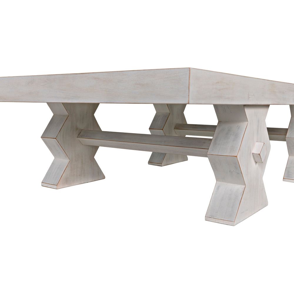 Suzu Coffee Table, White Wash by NOIR