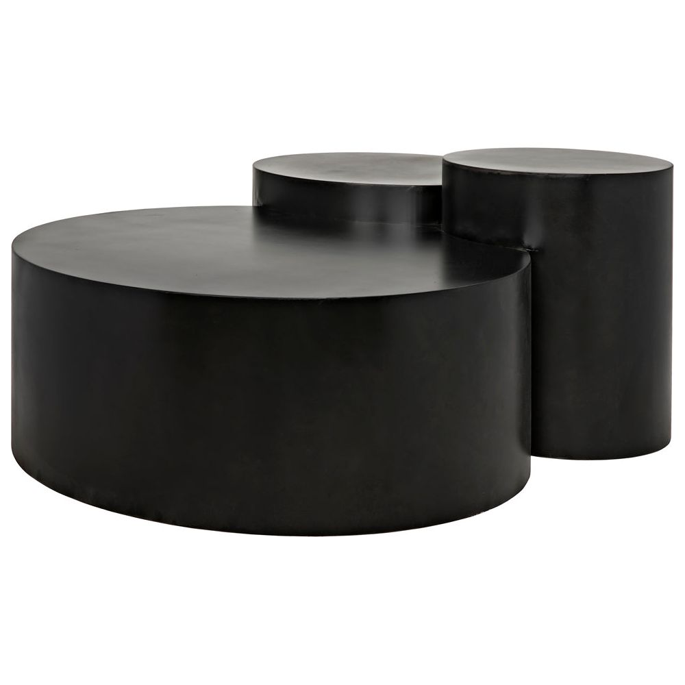 Ella Coffee Table, Black Iron by NOIR