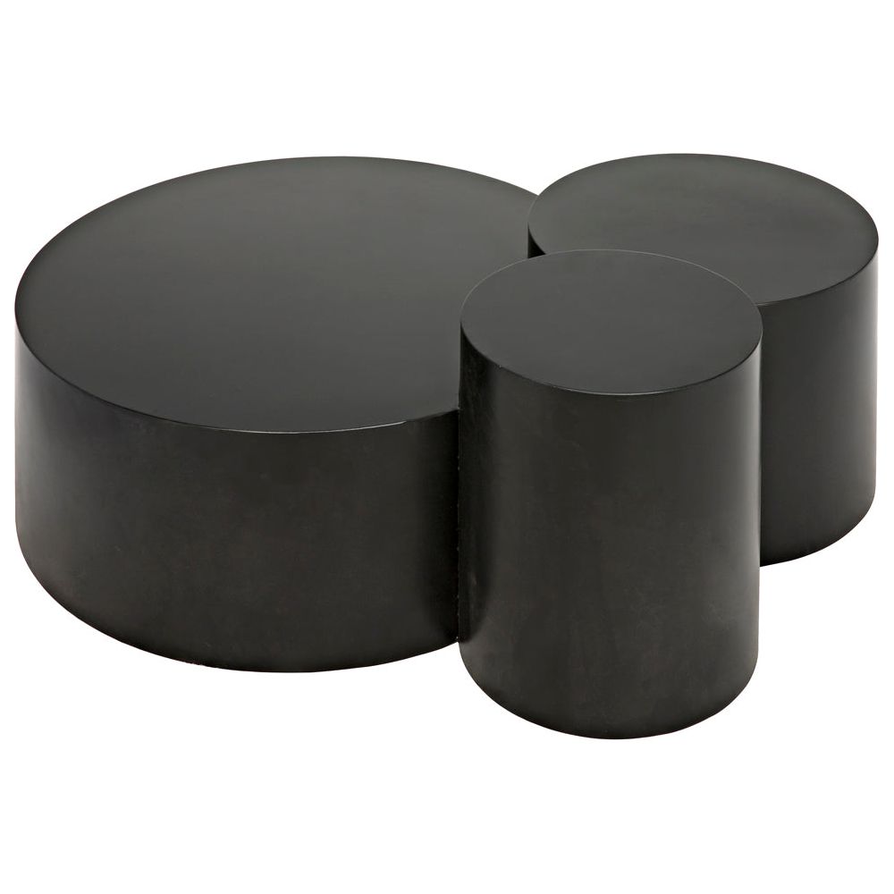 Ella Coffee Table, Black Iron by NOIR