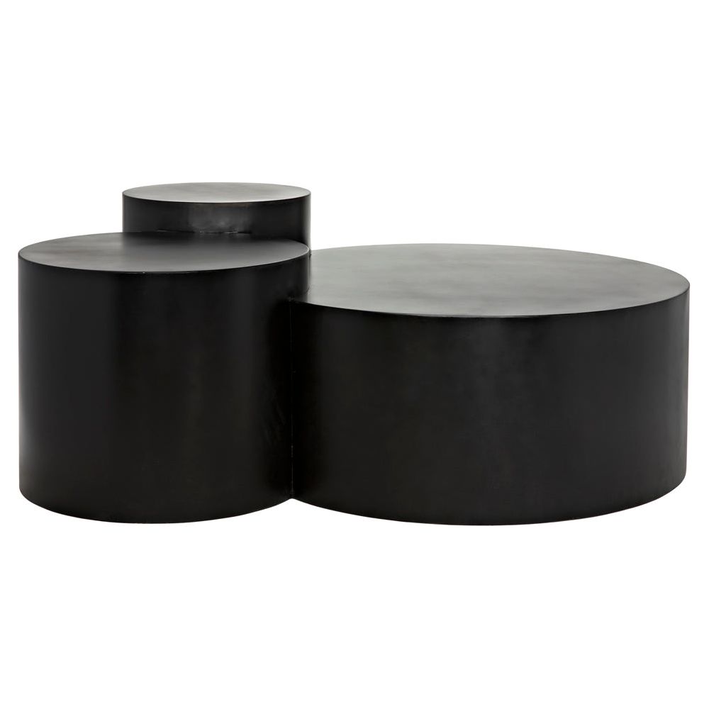 Ella Coffee Table, Black Iron by NOIR