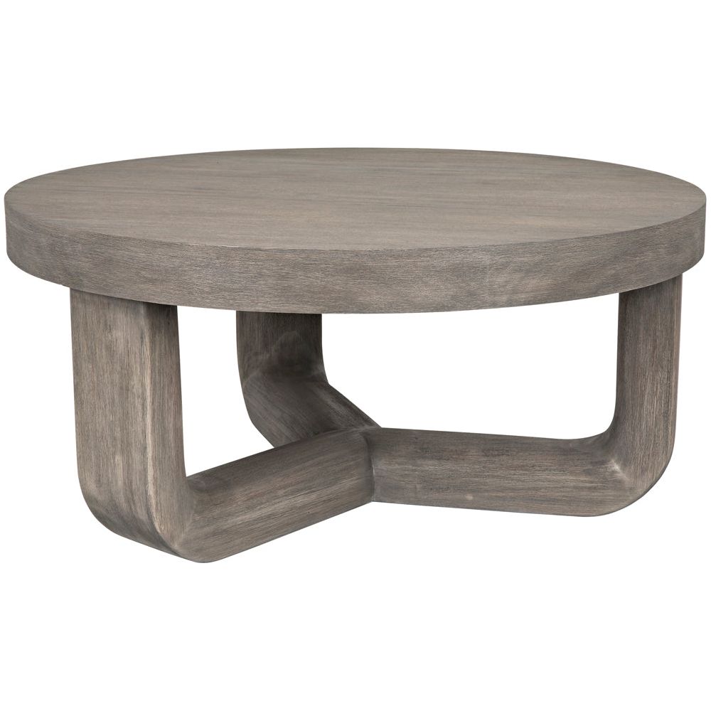Joel Coffee Table, Distressed Grey by NOIR