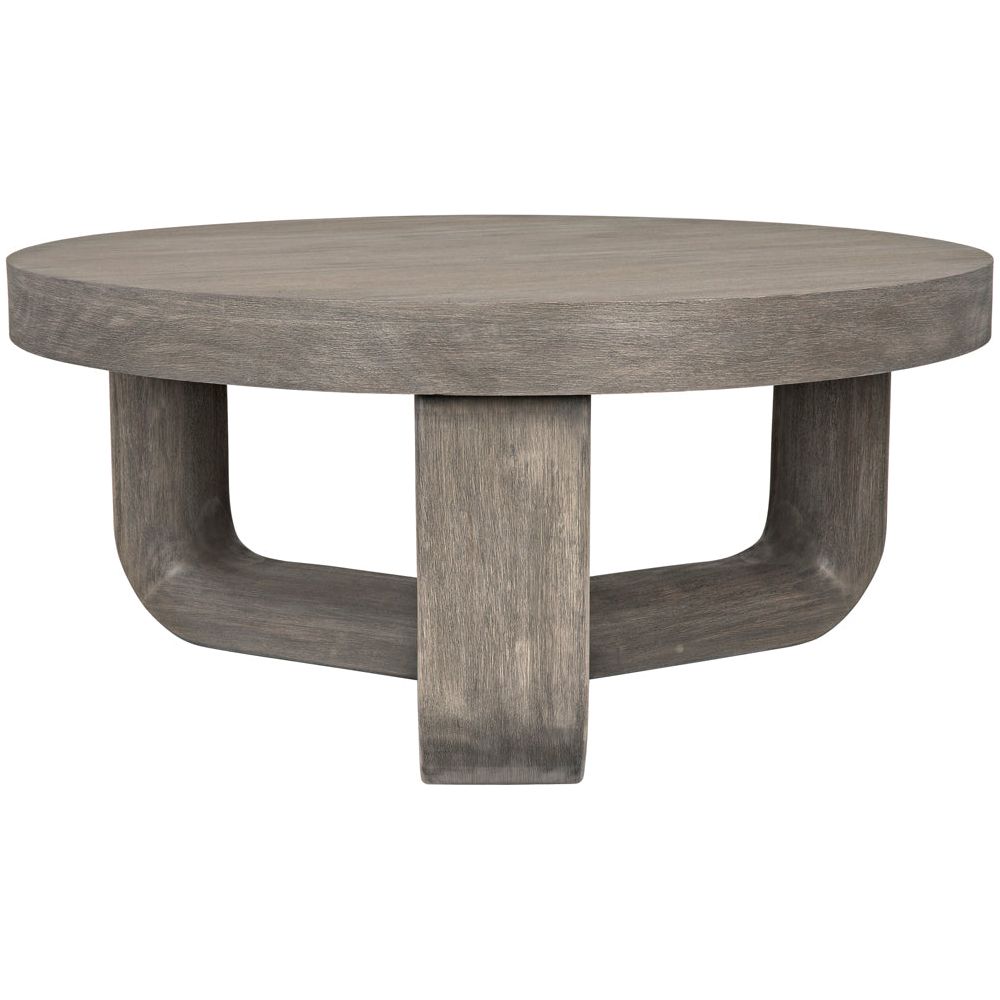 Joel Coffee Table, Distressed Grey by NOIR