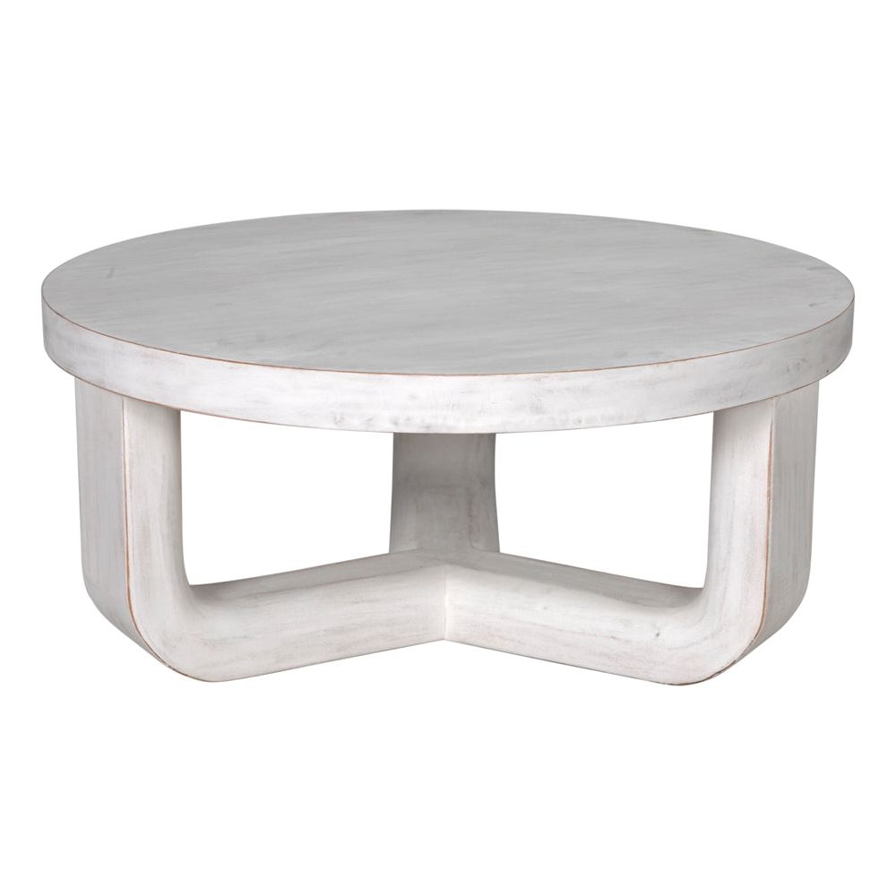 Joel Coffee Table, White Wash by NOIR