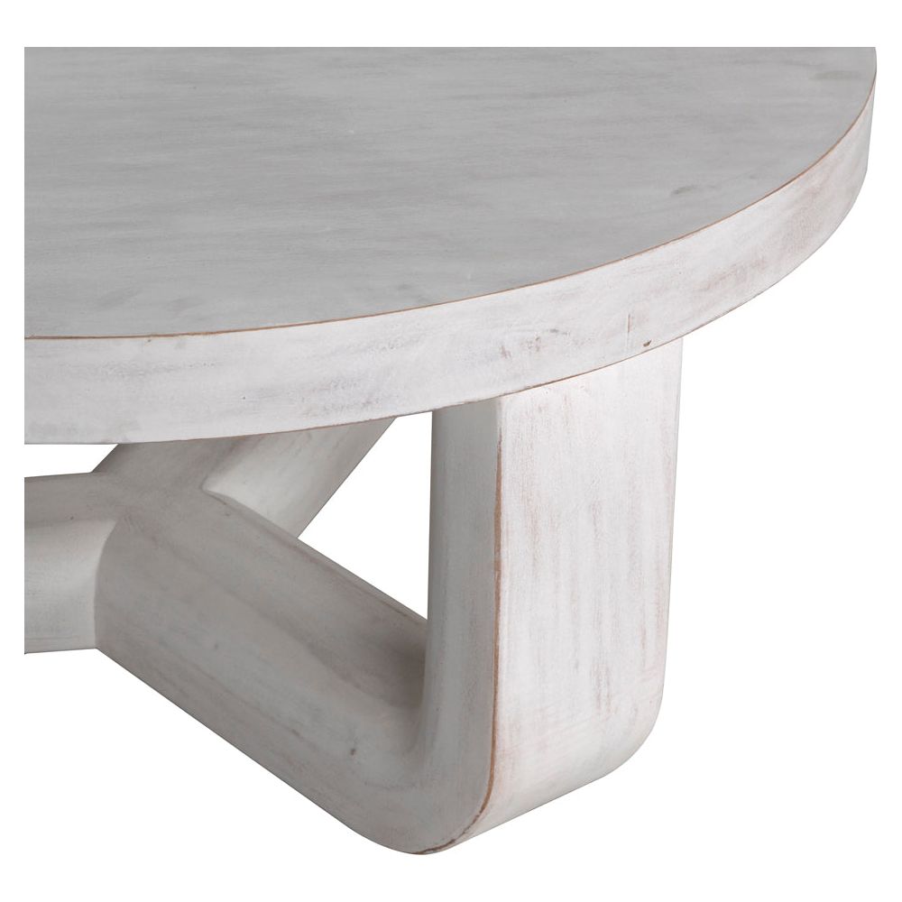 Joel Coffee Table, White Wash by NOIR