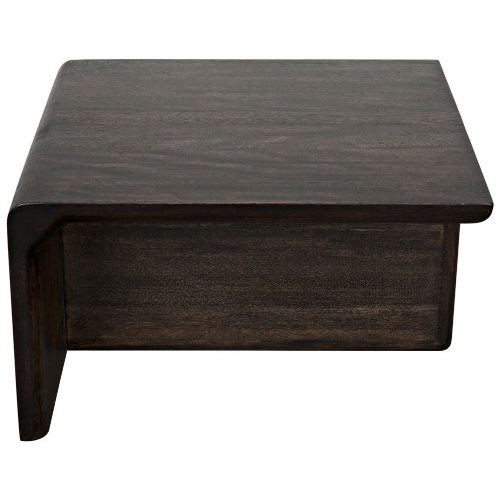 Hagen Coffee Table, Ebony Walnut by NOIR