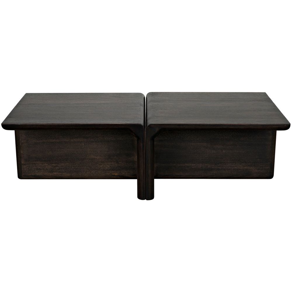Hagen Coffee Table, Ebony Walnut by NOIR