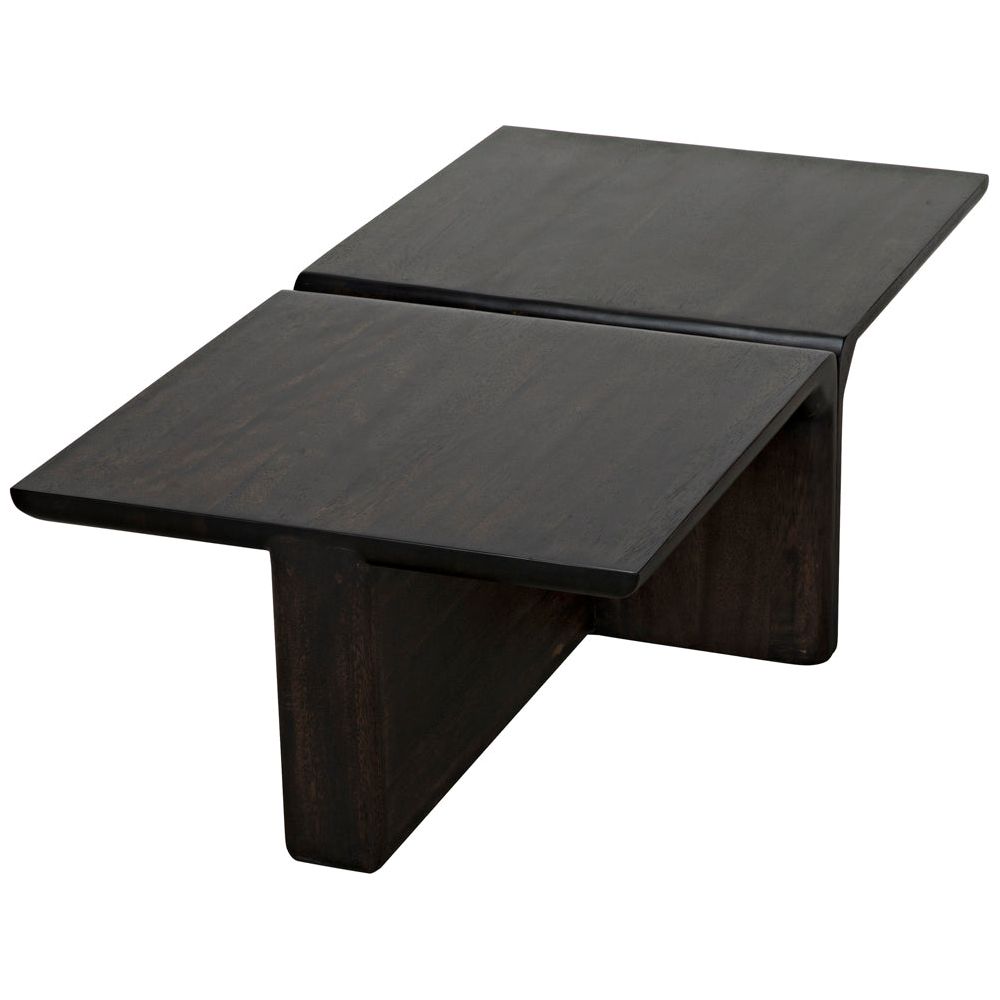 Hagen Coffee Table, Ebony Walnut by NOIR