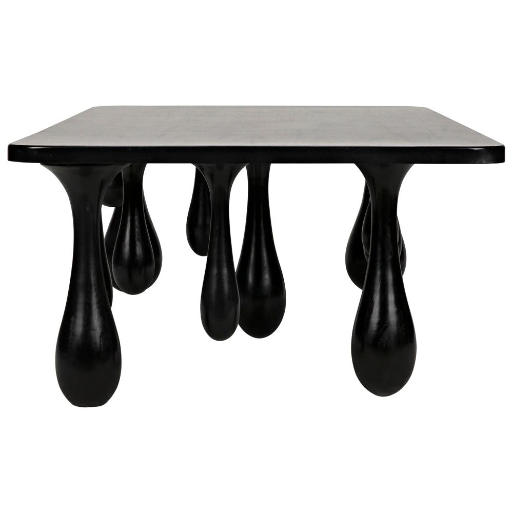 Drop Coffee Table, Hand Rubbed Black by NOIR