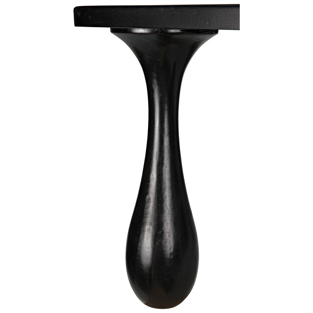 Drop Coffee Table, Hand Rubbed Black by NOIR