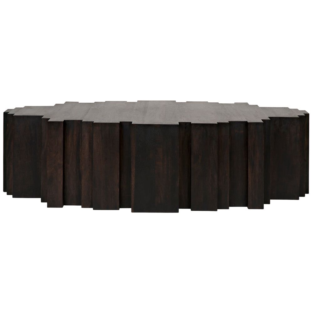 Royce Coffee Table, Ebony Walnut by NOIR