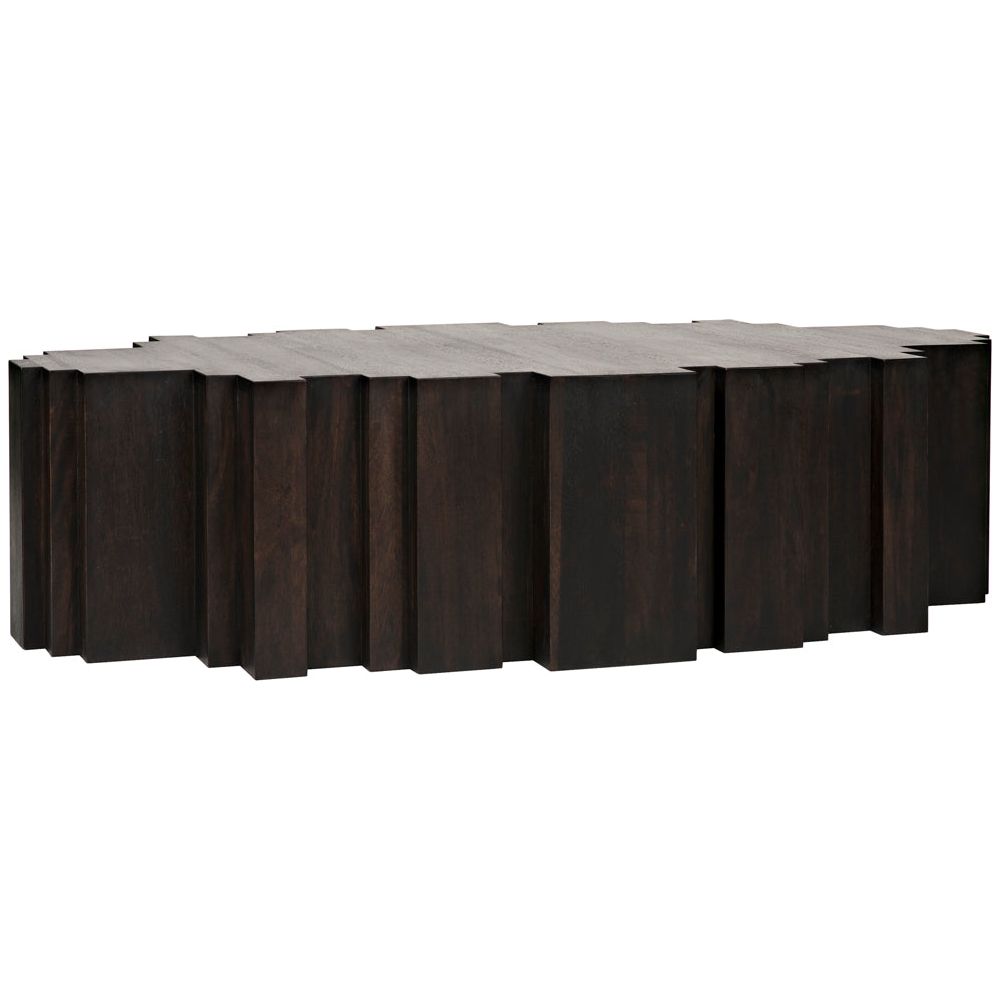 Royce Coffee Table, Ebony Walnut by NOIR