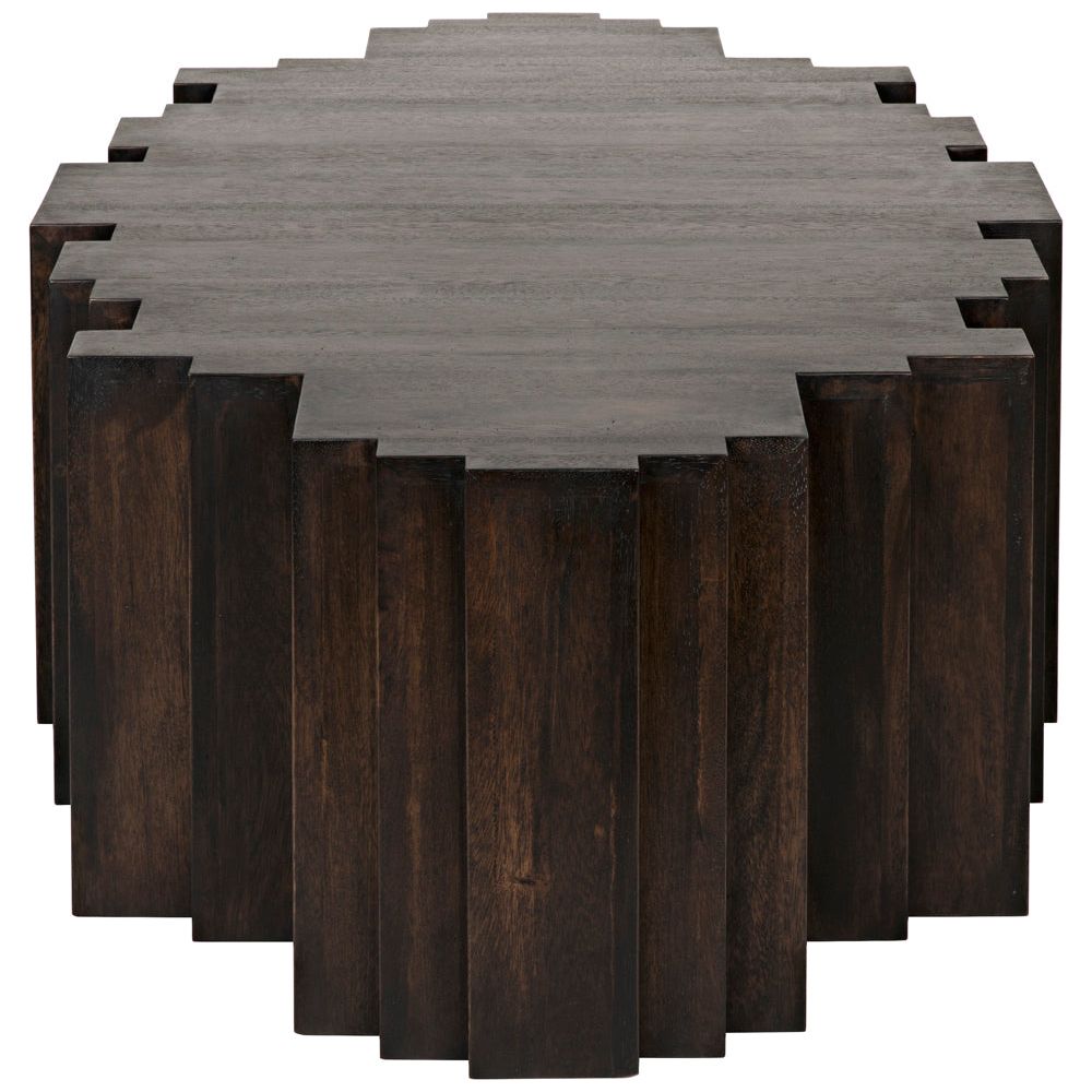 Royce Coffee Table, Ebony Walnut by NOIR