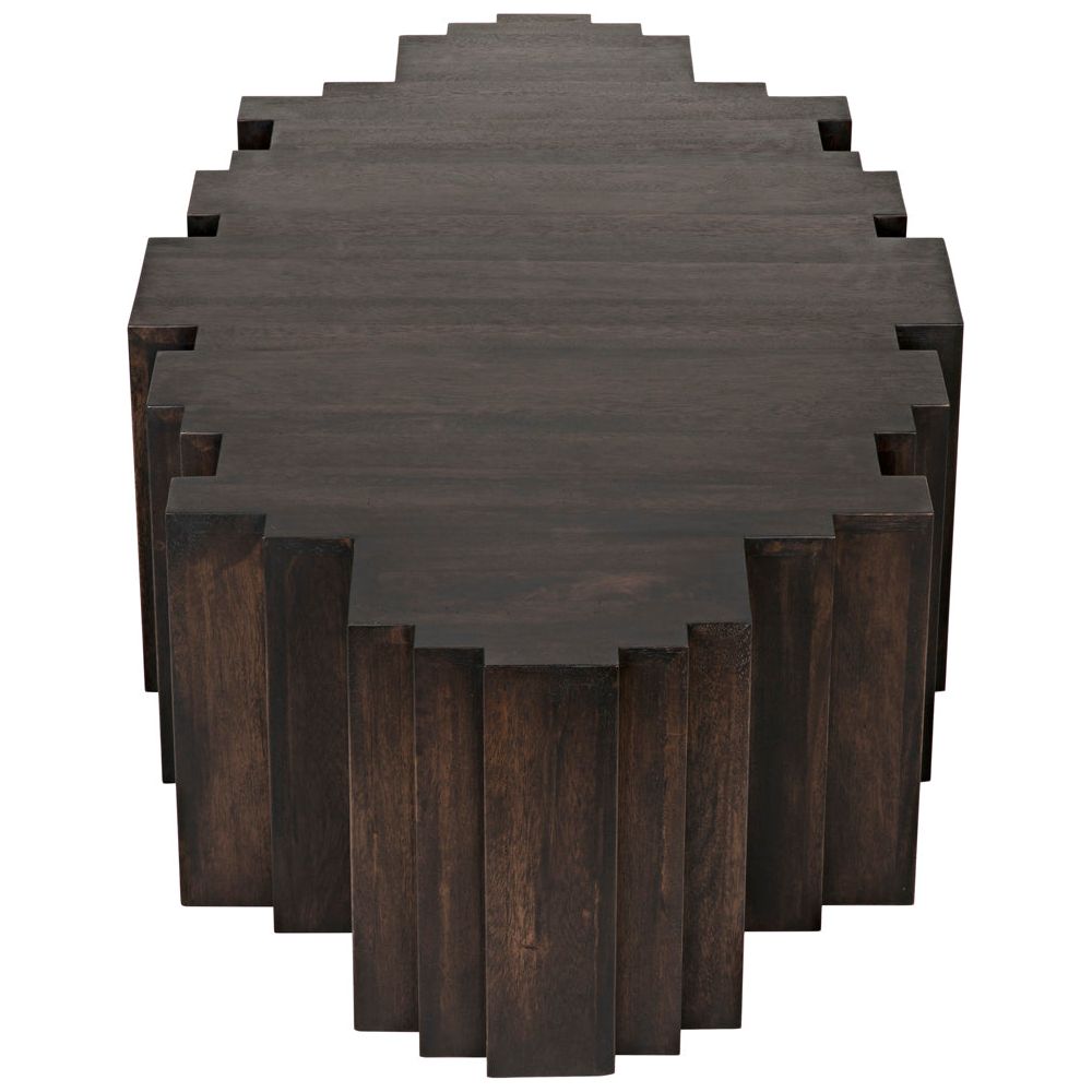 Royce Coffee Table, Ebony Walnut by NOIR