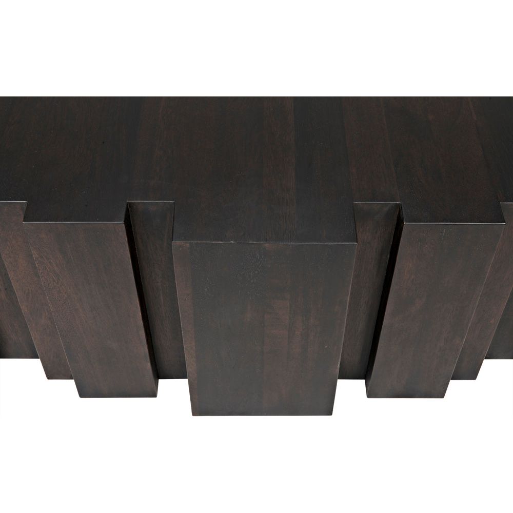 Royce Coffee Table, Ebony Walnut by NOIR
