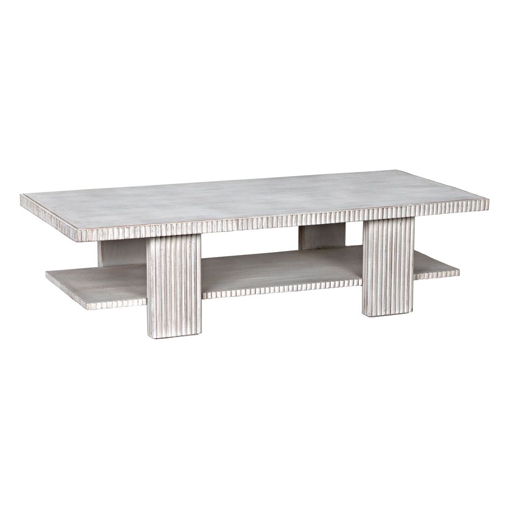 Humphrey Coffee Table, White Wash by NOIR