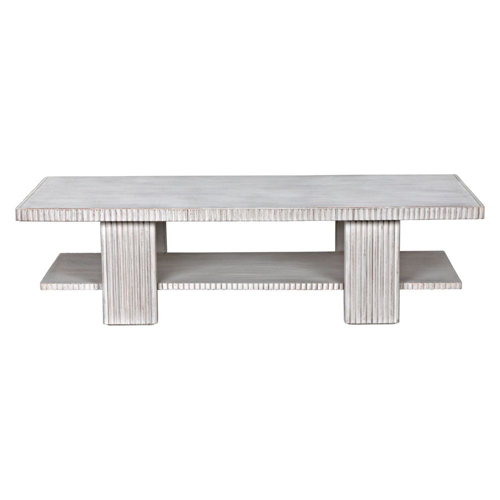 Humphrey Coffee Table, White Wash by NOIR