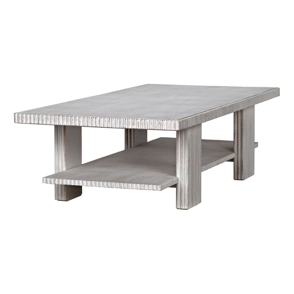 Humphrey Coffee Table, White Wash by NOIR