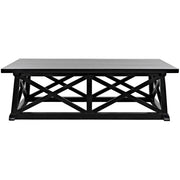 Sutton Coffee Table,Hand Rubbed Black by NOIR