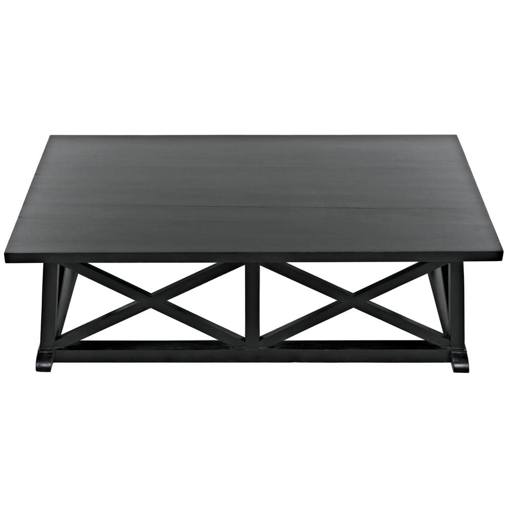 Sutton Coffee Table,Hand Rubbed Black by NOIR