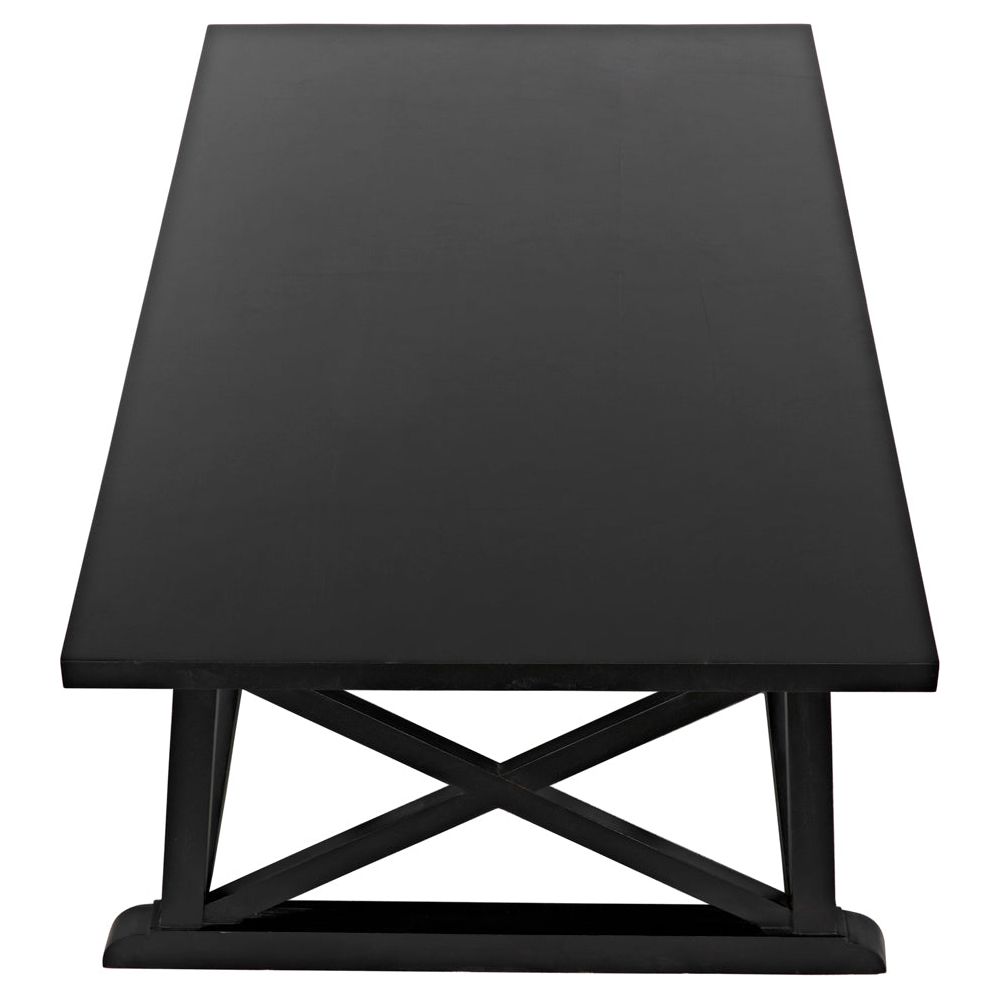 Sutton Coffee Table,Hand Rubbed Black by NOIR