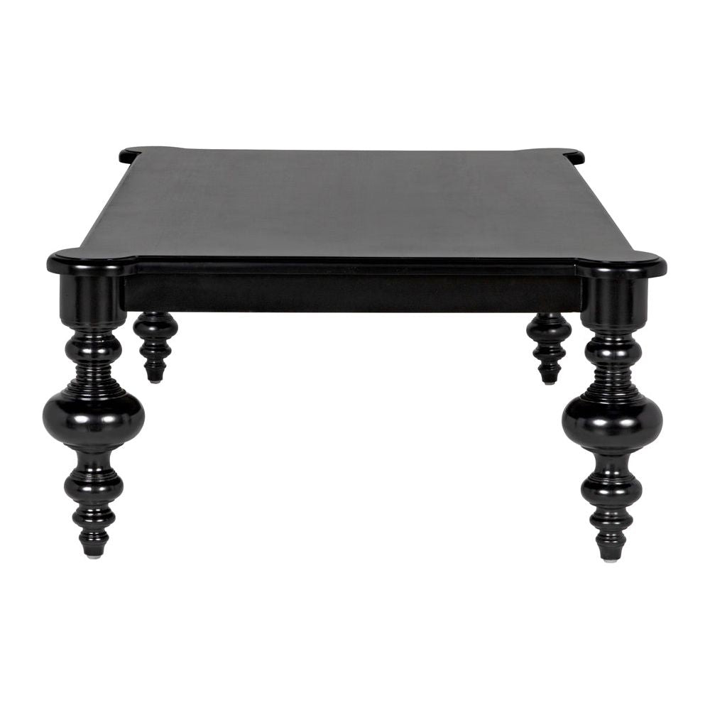 Graff Coffee Table, Hand Rubbed Black by NOIR