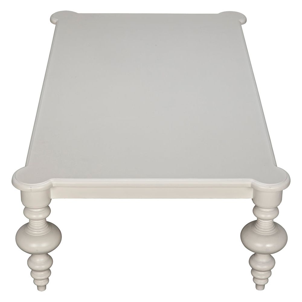 Graff Coffee Table, Solid White by NOIR