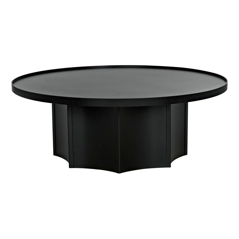 Rome Coffee Table, Black Iron by NOIR