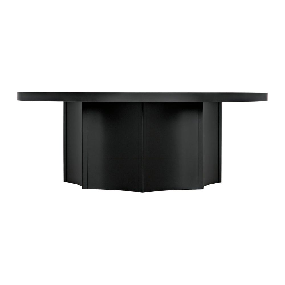 Rome Coffee Table, Black Iron by NOIR