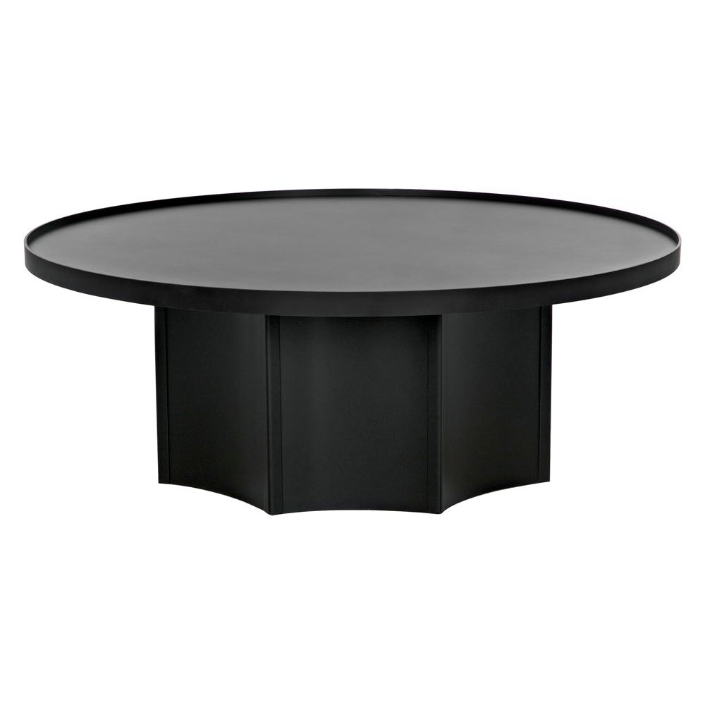 Rome Coffee Table, Black Iron by NOIR