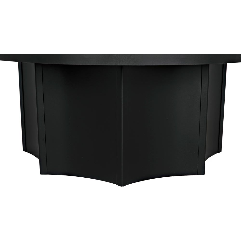 Rome Coffee Table, Black Iron by NOIR