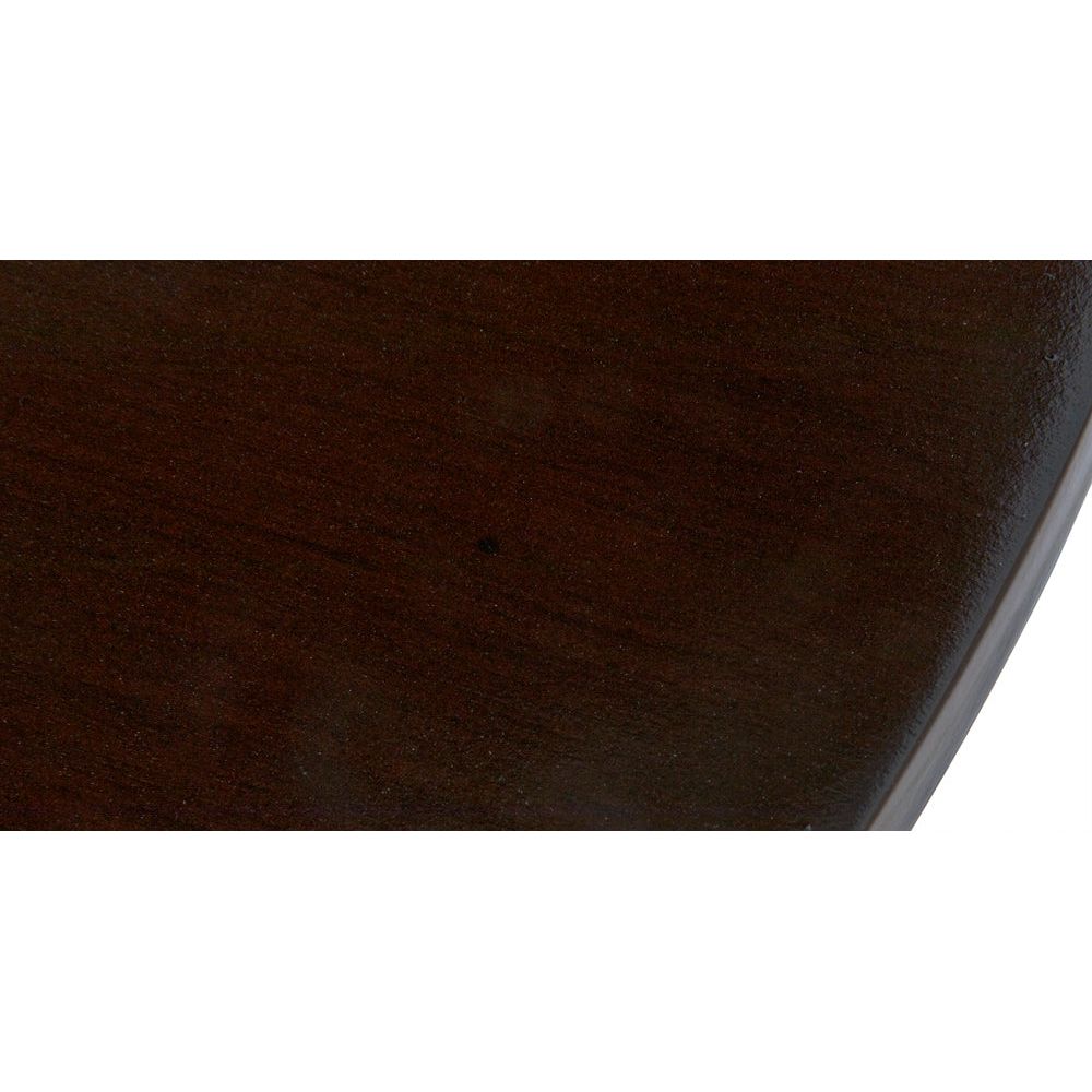 Scheffield Round End Table, Distressed Brown by NOIR