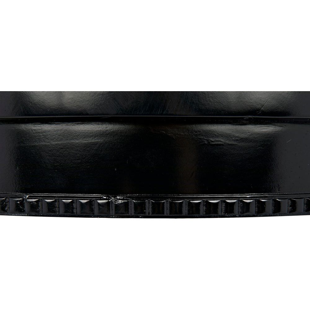 Scheffield Round End Table, Black by NOIR