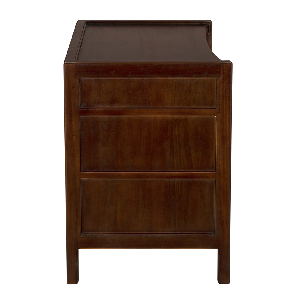 Hampton Side Table Hand Rubbed Brown by NOIR
