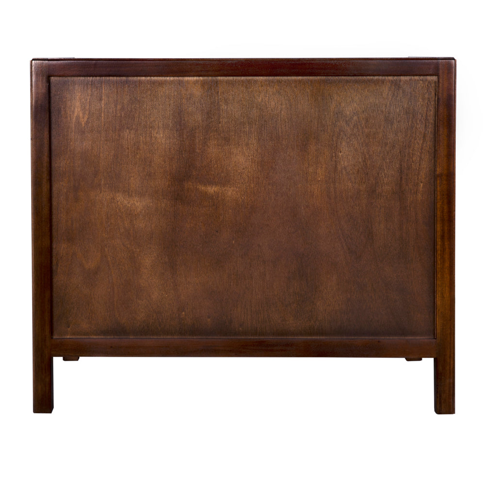 Hampton Side Table Hand Rubbed Brown by NOIR