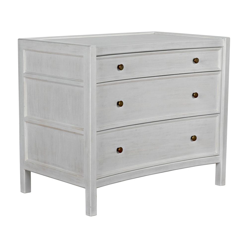 Hampton Side Table,White Wash by NOIR