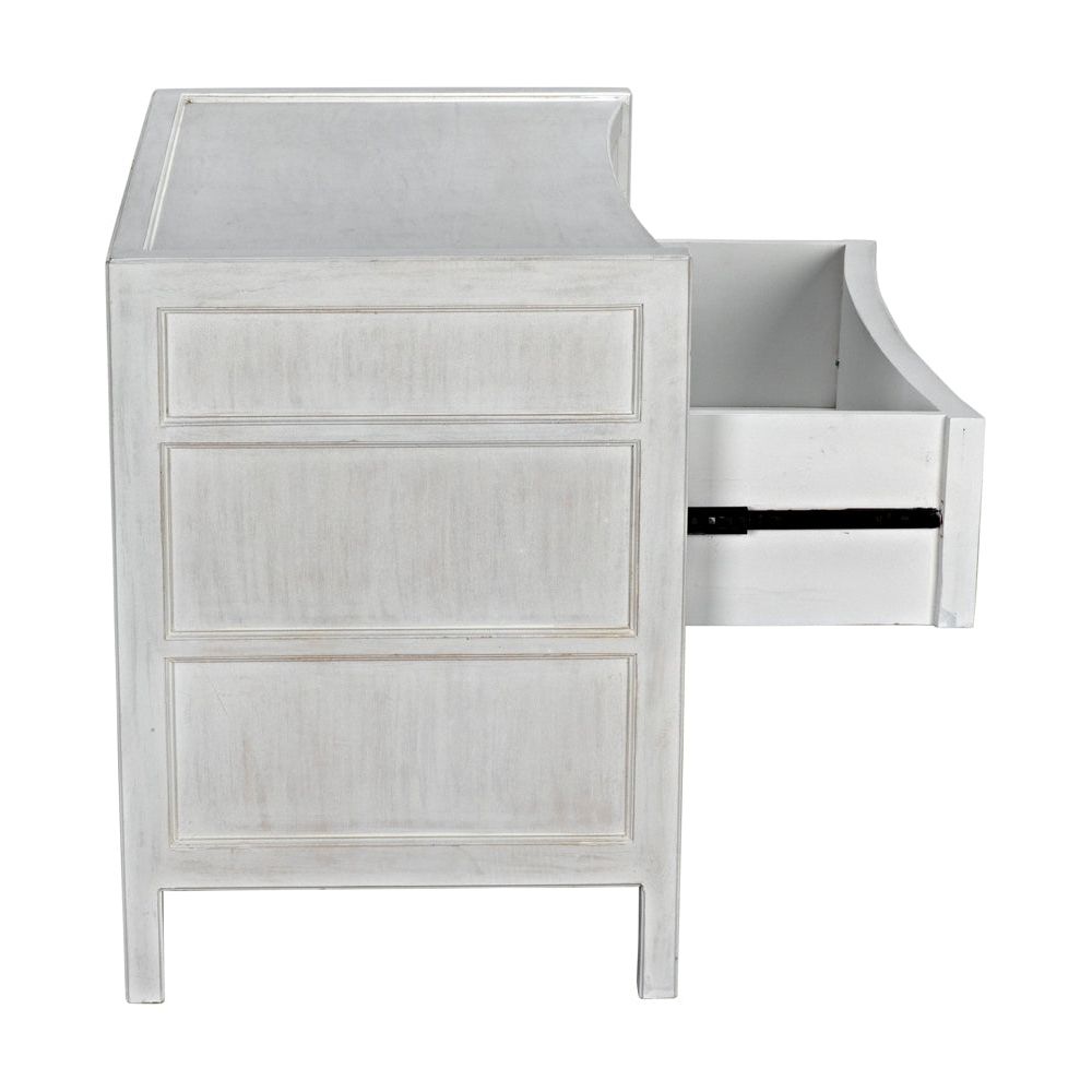 Hampton Side Table,White Wash by NOIR