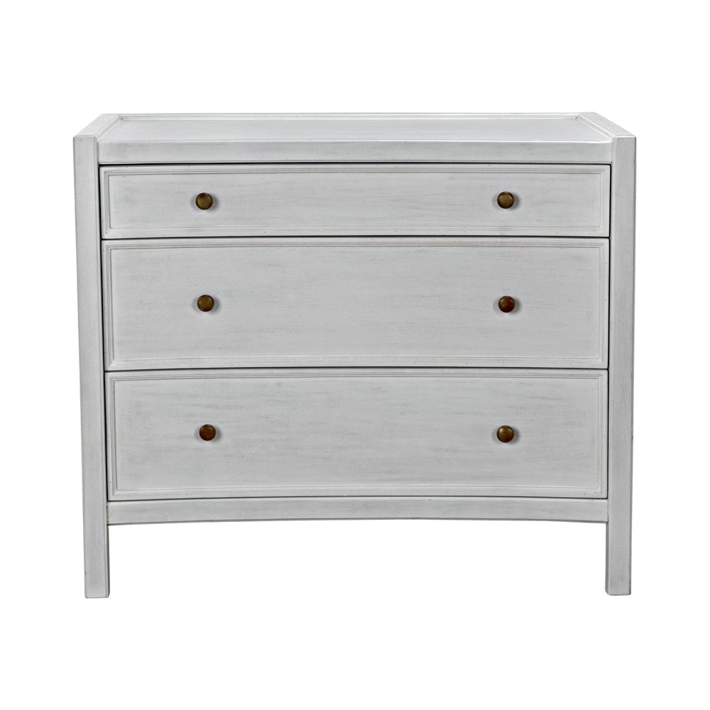 Hampton Side Table,White Wash by NOIR