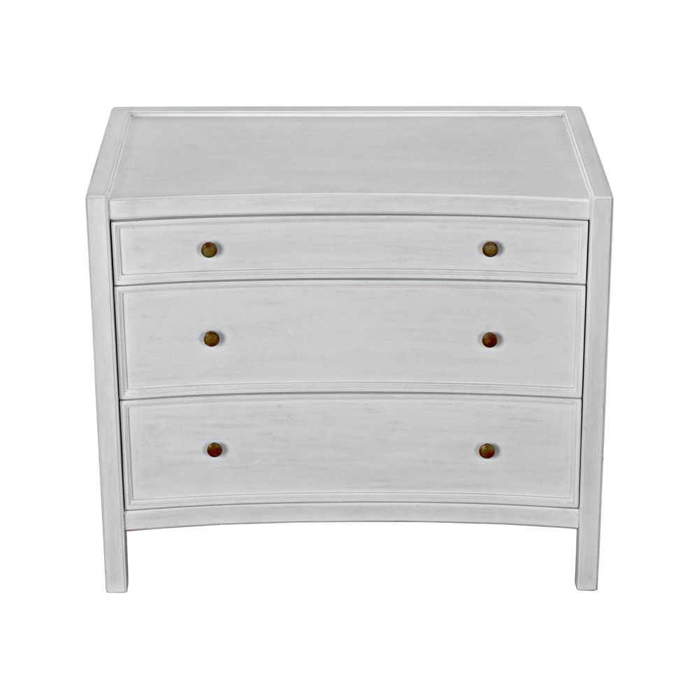 Hampton Side Table,White Wash by NOIR