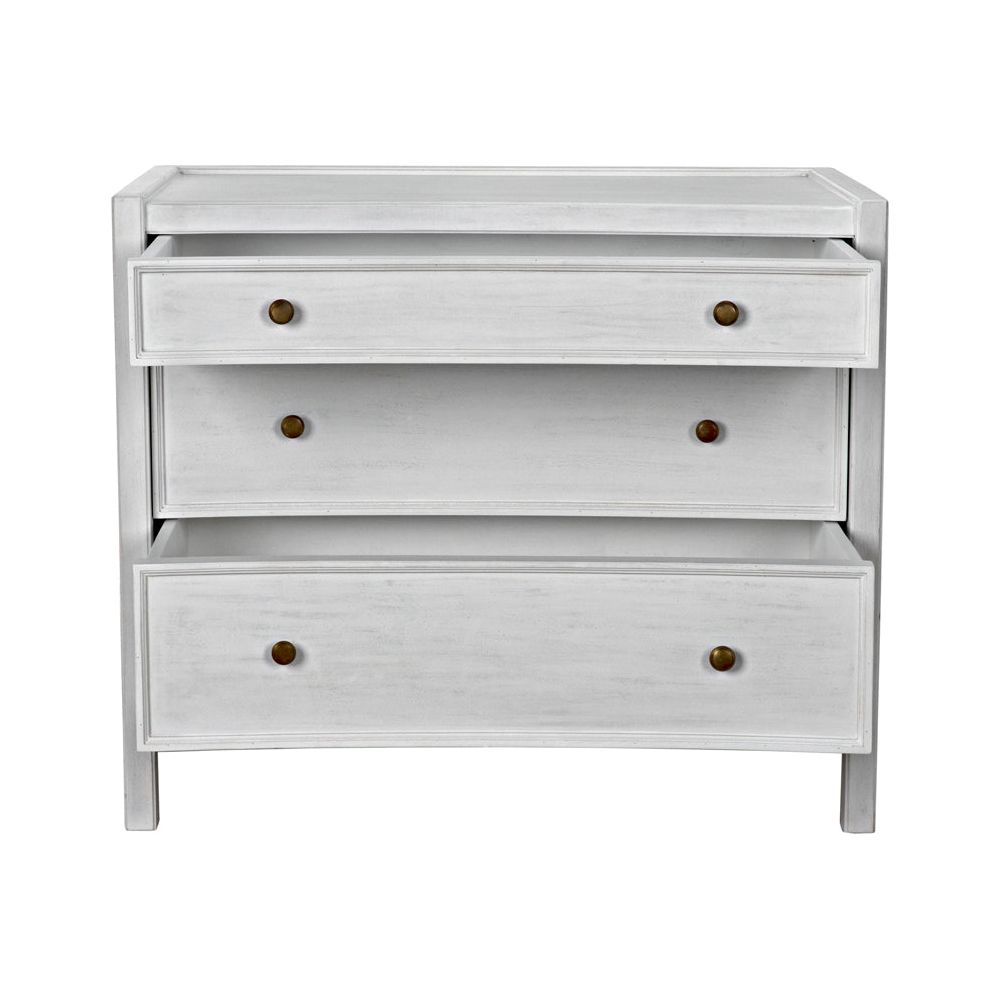 Hampton Side Table,White Wash by NOIR