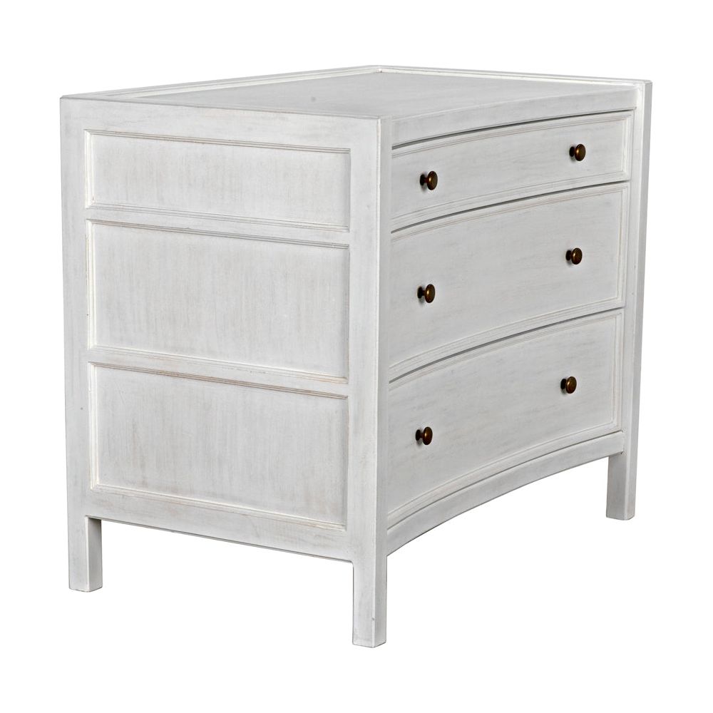 Hampton Side Table,White Wash by NOIR