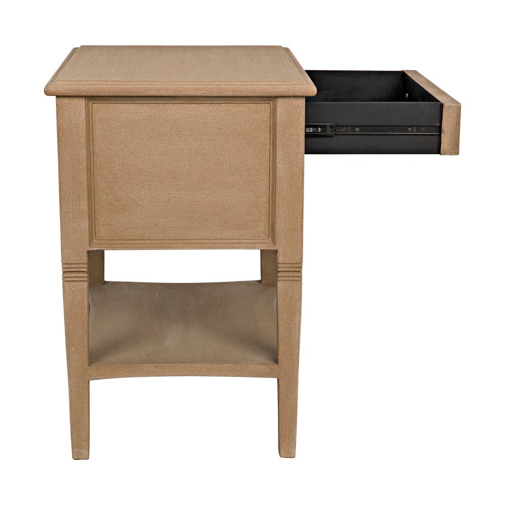 Oxford 2-Drawer Side Table Weathered by NOIR