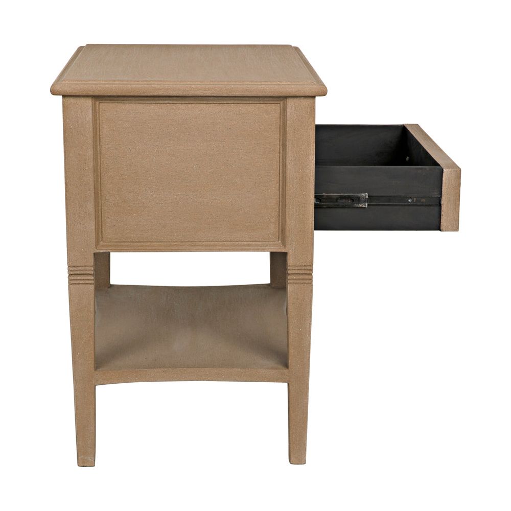Oxford 2-Drawer Side Table Weathered by NOIR