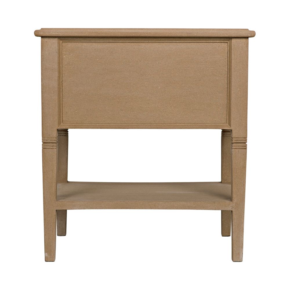Oxford 2-Drawer Side Table Weathered by NOIR