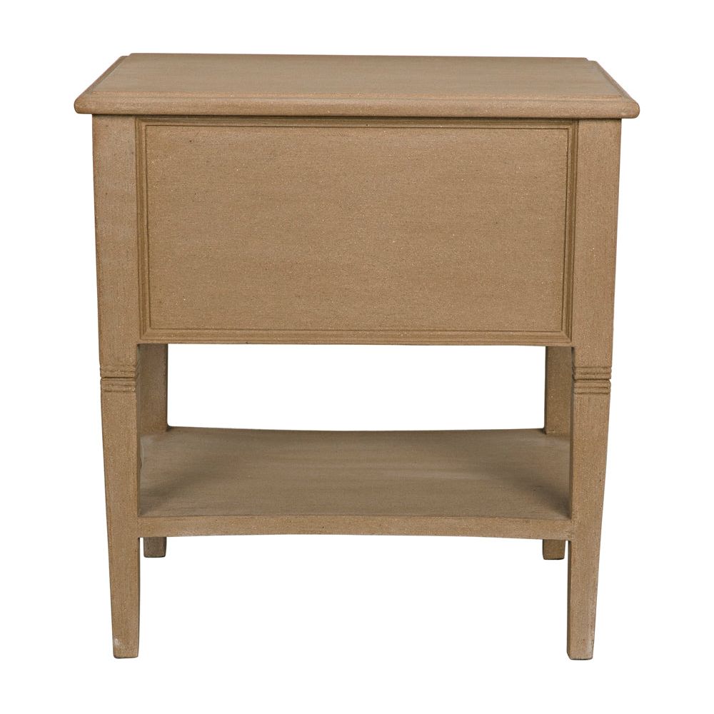 Oxford 2-Drawer Side Table Weathered by NOIR